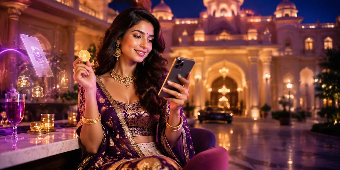 User registering for live casino games on mobile phone in India