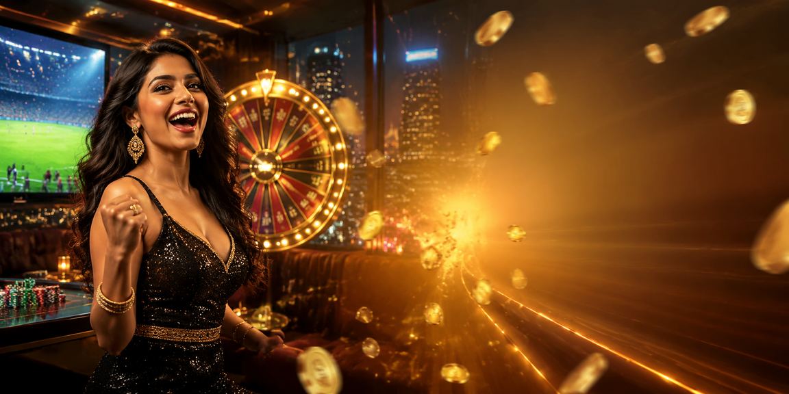 Live Roulette game streamed in Indian night market setting